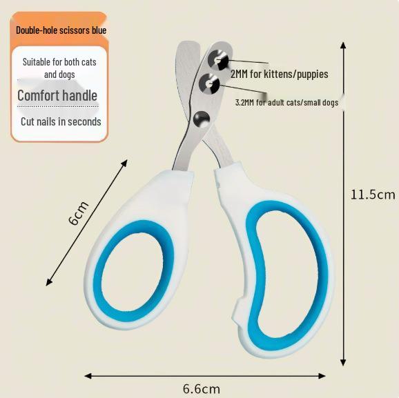 Universal Anti-Scratch Nail Clippers for Cats & Dogs - Newbie Essential Pet Grooming Tool