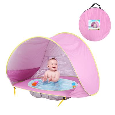 Kids Beach Tent UV Protection Pool Play House Tent Pop Up Portable Waterproof Swimming Pool Outdoor Toys For Children