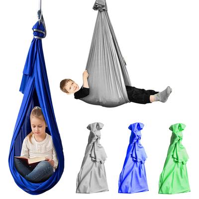 Sensory Swing Indoor and Outdoor Therapy Cuddle Swing Healing Relaxing Indoor Yoga Suspension Beds for Autism Asperger ADHD Kids