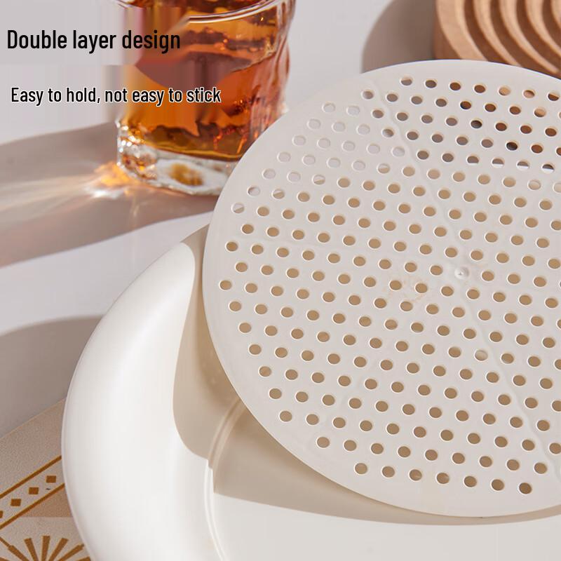 Xingfang Double-Layer Draining Dumpling Plate with Vinegar Dish