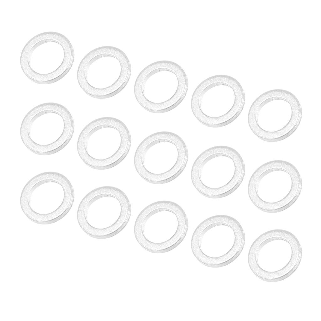 uxcell Drain Plug Washer Gasket Universal Crush Washer Drain Plug Gasket 10x16x1.5mm 15pcs