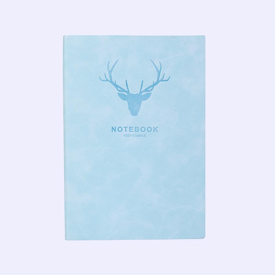 Popular A5 Size Deer Head Notebook, Business Notebook, Portable Diary, Office Meeting Sketchbook, 180 Pages