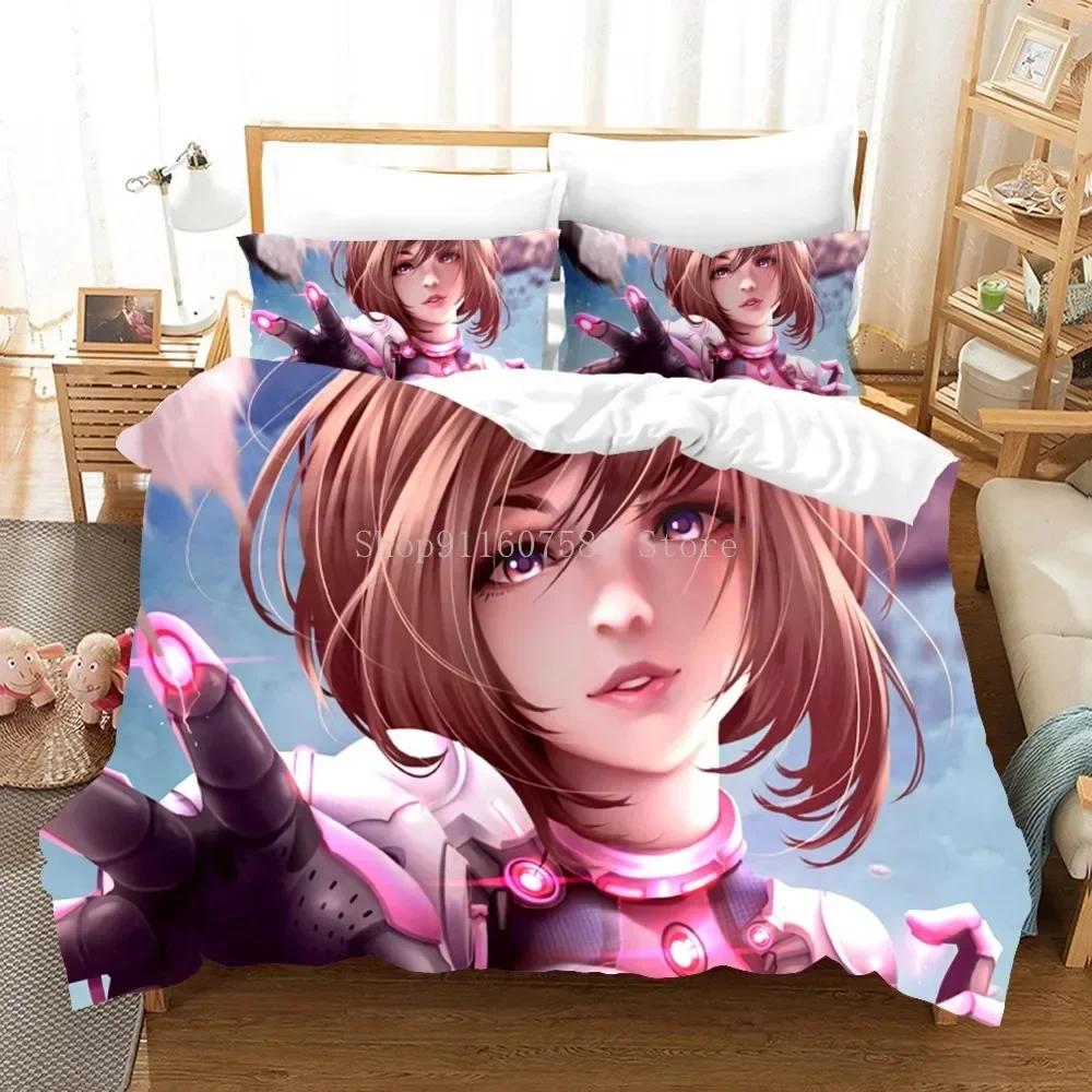Luxury New 3D Print New Japan Anime My Hero Academia Printed Bedding Set Cartoon Duvet Covers Bedding Set Bedclothes Bed Linen