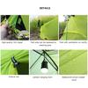 15d Double Layer One Men Single Person Tunnel Backpacking Tent 3 Season For Camping Hiking Travelling Ultralight Silicone Coated