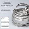 304 Stainless Steel Small American Style Hose Clamp with Handle for Gas Pipe Fixing