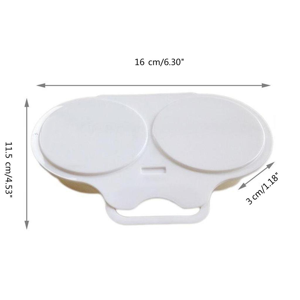 Convenient Microwave Cooker Quick Frying Eggs Tray Microwave Eggs Cooking Boxes Oven Eggs Steamers for Kitchen Cooking