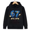 "67 Baby Vibes" Kids Hoodie Adorable Viral Meme Toddler Pullover Fashionable and Fun Children's Comfortable Sweatshirt Hoodie