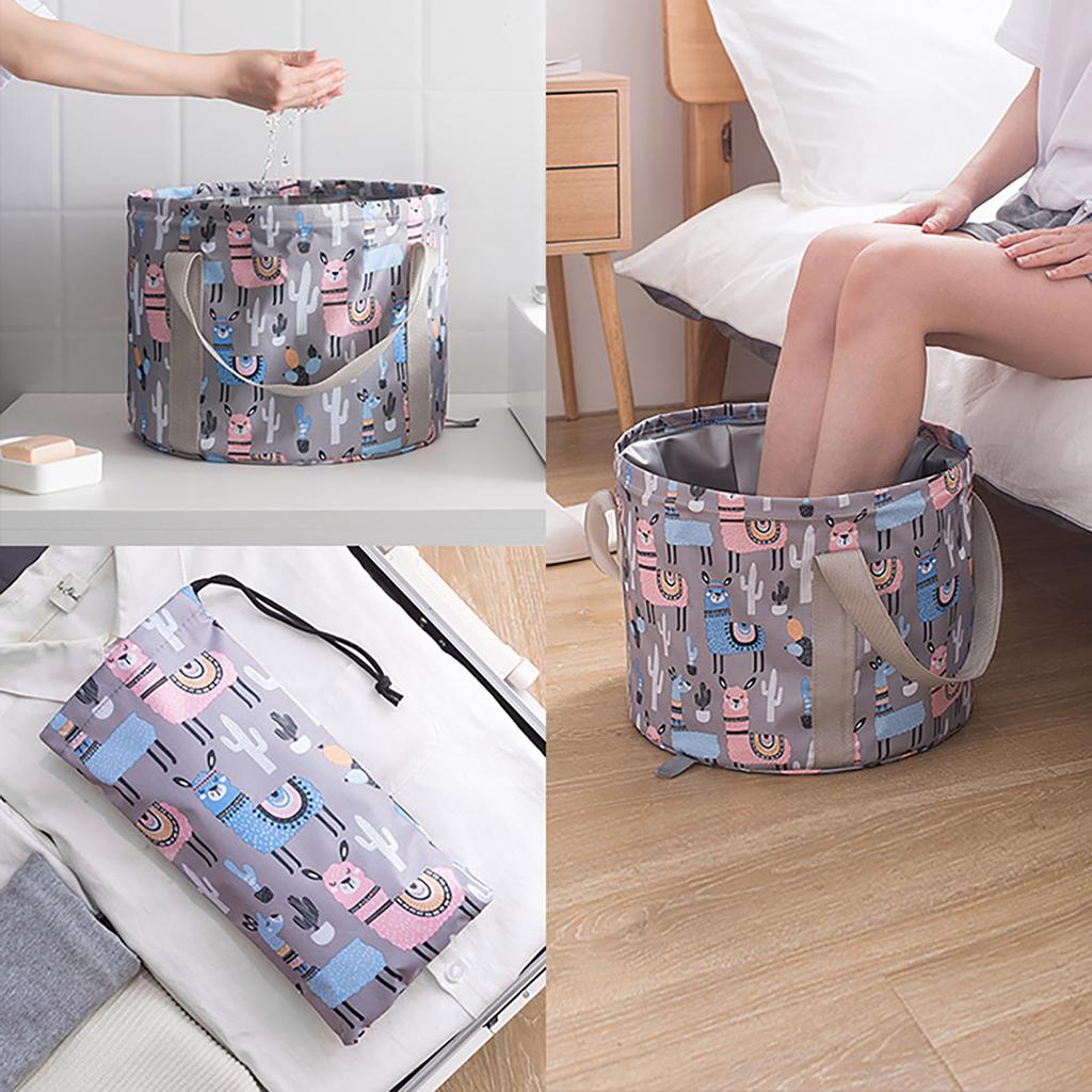 Foldable Water Basin Foot Soak Bucket Foot soak Bag Multifunctional Bucket Large