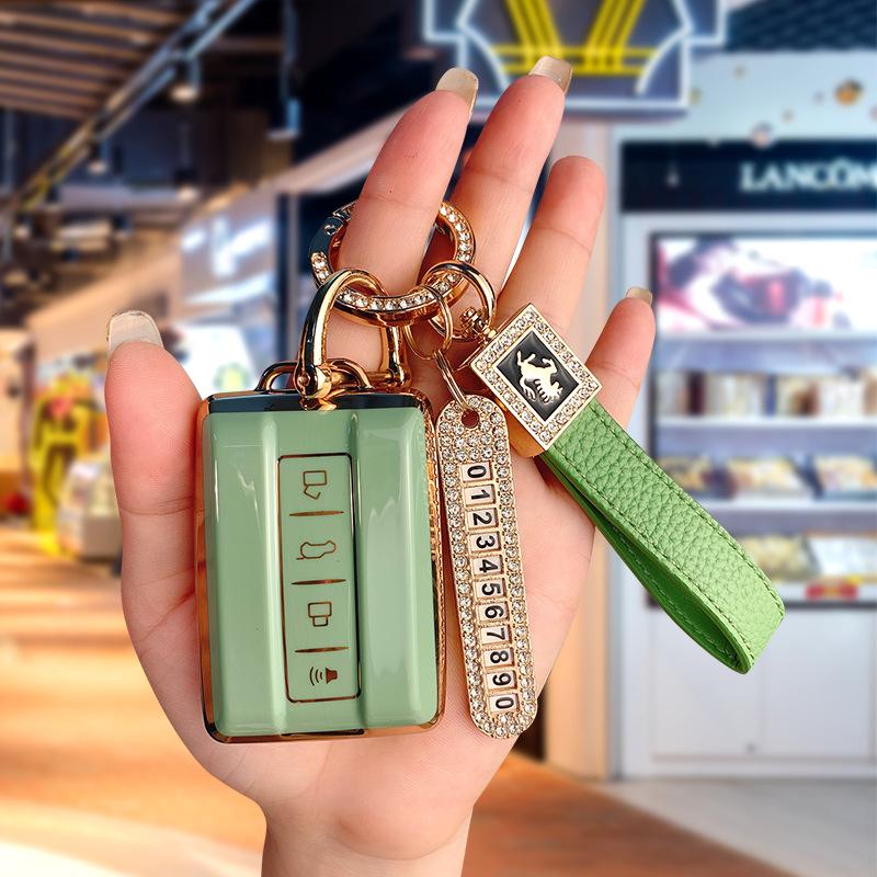 Premium Key Case for Tank 300/500 Cyber 22 Model with New TANK Logo - High-End Protective Shell & Buckle Bag