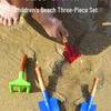 Tide-Chasing Children's Beach Tool Set: Clam Digging Shovel, Rake, and Soil Digger