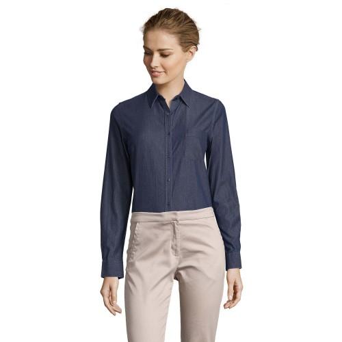 SOLS Womens/Ladies Barry Denim Shirt