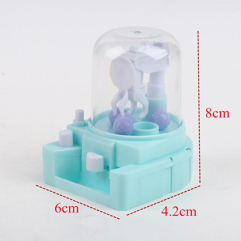 1Pc Mini Claw Machine Dolls Balls Catcher Desktop Interactive Toys Children Kids Doll Crane Clip Electronic Catch Machine House