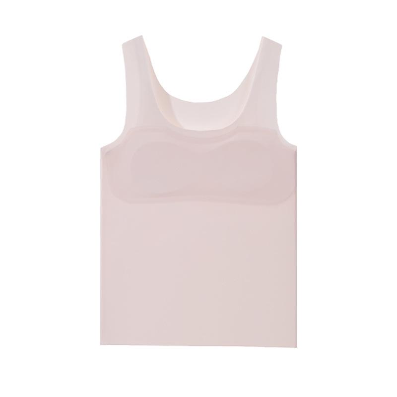 Bezešvá hedvábná tílka pro dívky, věk 10+, proti prosvítání bradavek, spodní prádlo pro dospívající