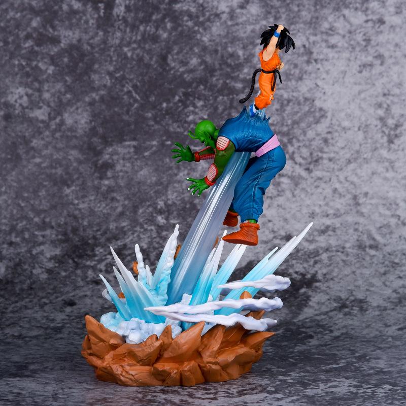 25cm Dragon Ball Anime Figures Dbz Piccolo Vs Son Goku Figurine Statue Statue Model Collection Decoration Model Toys Gift