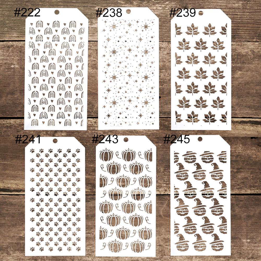 6 SZTUK 12*24 cm Szwu Szablon do Scrapbookingu Malowanie albumu Papier Kartka Making Craft Dekoracyjne Tłoczenie Szablon