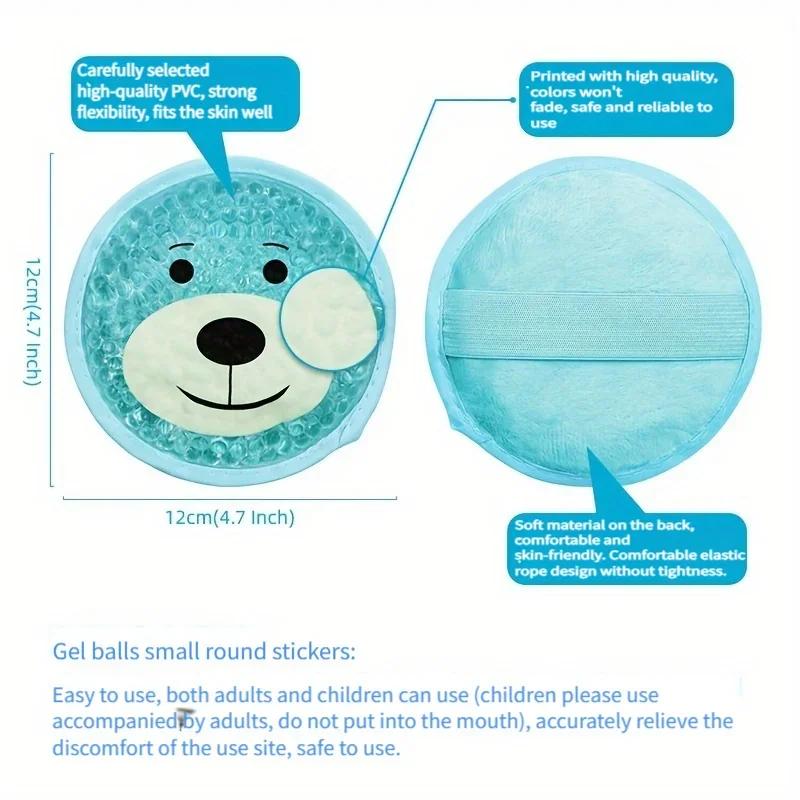 Reusable Cartoon Gel Ice Pack - Dual Hot & Cold Compress, Soothing & Revitalizing,  Fit for All Soothing Compress|Cartoon Design