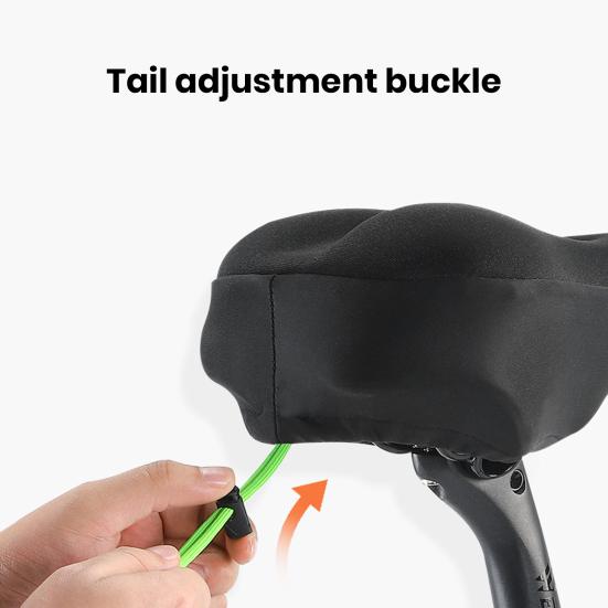 Bicycle Seat Cover 3D Soft Thickened Sponge Bike Saddle Seat Cover Comfortable Memory Foam Cycling Pad Cushion Cover