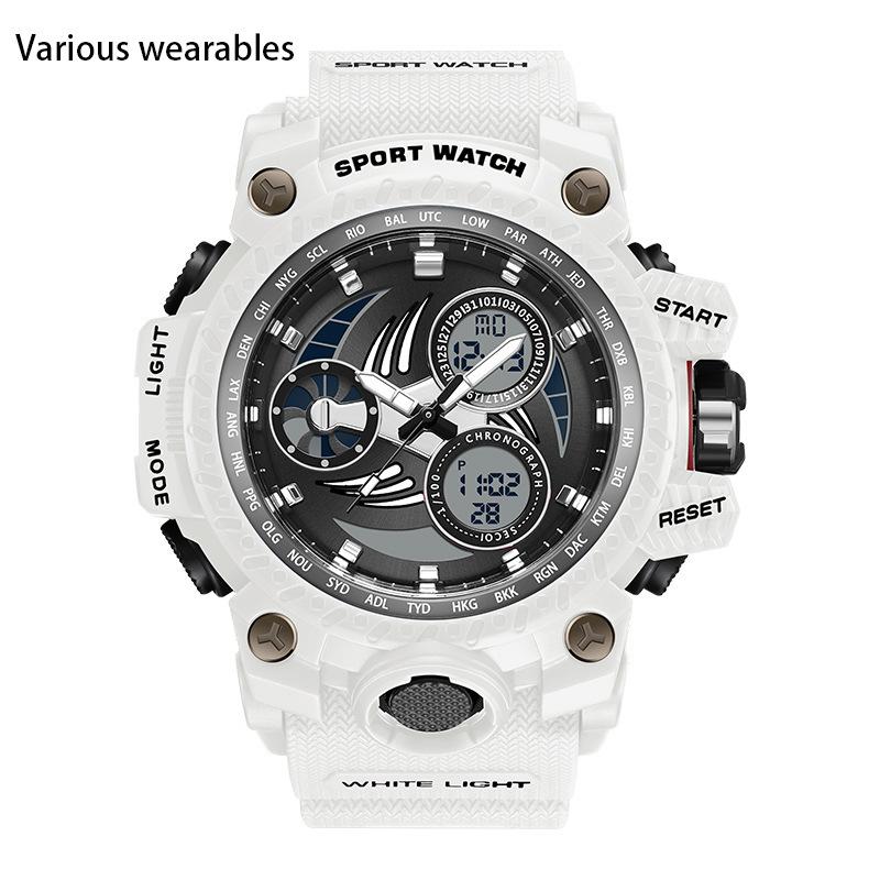 New Youth Electronic Watch Luminous Waterproof Fashion Wind Shockproof Alarm Clock Men's Watch