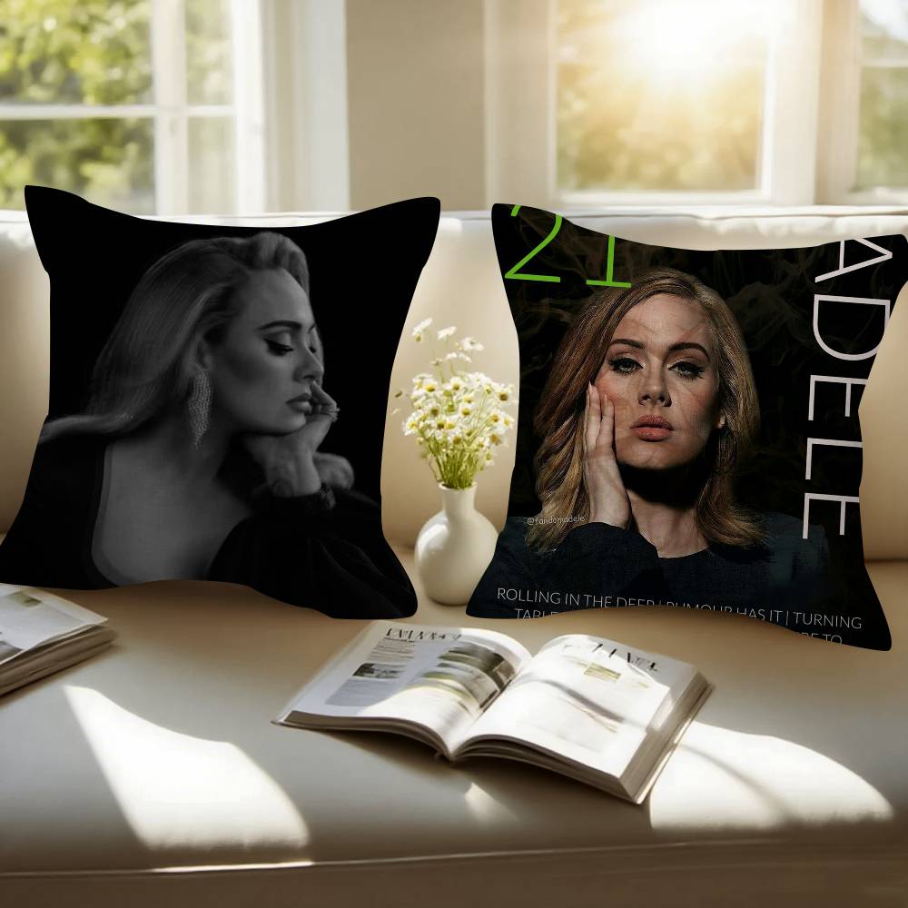 Singer Adele Black Personalized Pillow Dust Cover Bedroom Kids Party Decoration Pillowcase Birthday Children Gift
