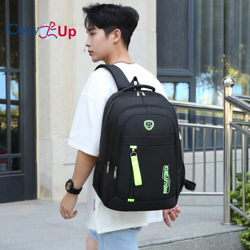 Открытый рюкзак Рюкзак большой емкости Студенческая школьная сумка Мужская деловая — фото 4