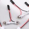 10 Stück Adapter Für Auto Licht LED Panel Bremsleuchte Auto Innenraum Deckenleuchte T10 BA9S T4W Keil zu Rosa Stecker Kabel