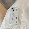 Apple Wind Small Fresh Mobile Phone Case For Iphone17Promax Rhinestone 16 Gemstones 14 Soft 15 Niche 8