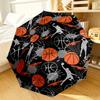 Basketball Pattern Background Umbrella 8-Frame for Travel, Camping, Casual Lightweight Portable Umbrella, Essential for Every Family Holidays Gift
