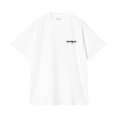 Letter Print Crew Neck Casual Short Sleeve T-Shirt Men Tops White I032878-20D-XX