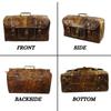 New Satchel Leather Vintage Genuine Brown Flap Duffel Handmade Gym Sports Bag