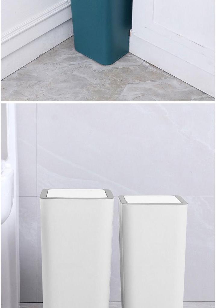 Berührungslose, geruchsdichte Mülltonne mit Deckel für Küche, Bad und Toilette.