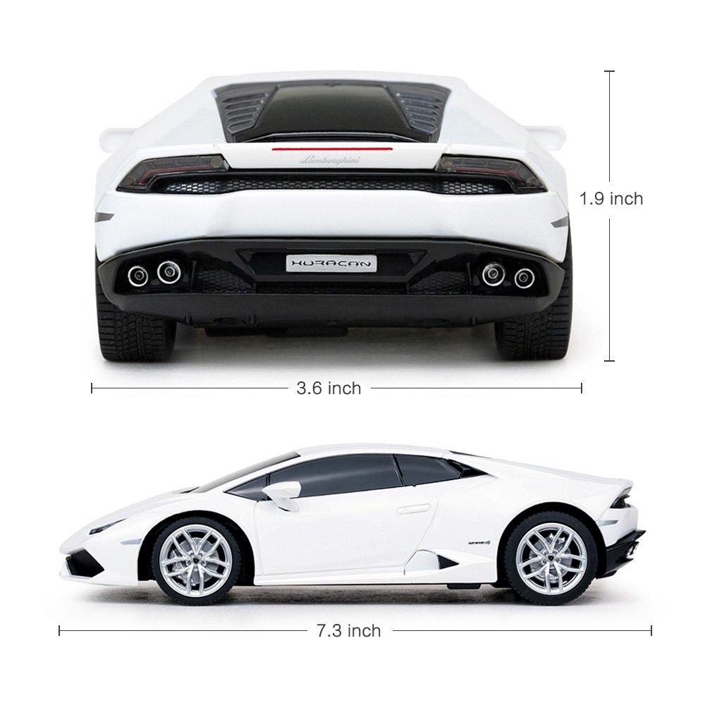 Rastar RC Car Lamborghini Huracan RC Model Car Toy Car Remote Control Car Scale White LP610-4 1/24 2.4GHz