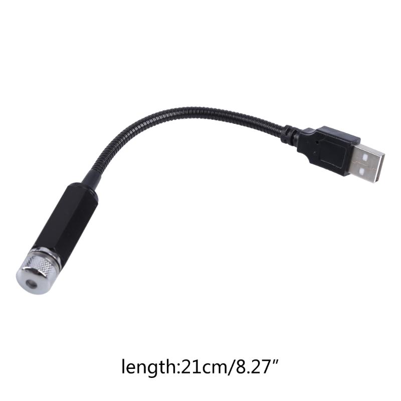 Car USB Star Beautiful Ceiling Light Starry for Sky Projection Decor Lamp Roof LED Protable Romantic Atmosphere Night Li