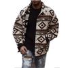 Autumn New Youth Lapel Printed Jacket for Men