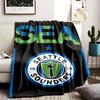 Seattle Sounders FC Theme Blanket Suitable For The Sofa Camping And Travel Made Of Soft Flannel Material An Ideal Gift For Occasions Such As Birthdays