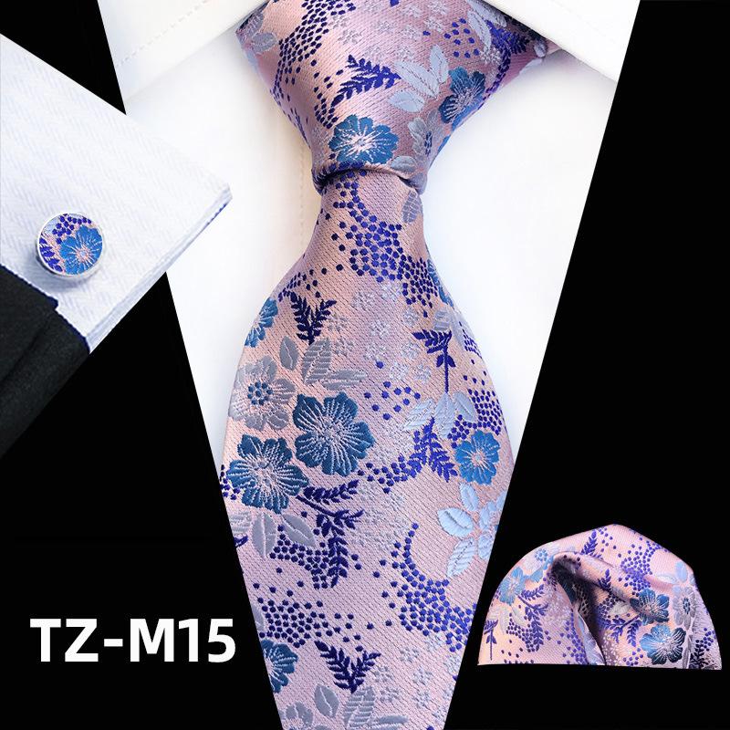 Cozy Up 3 részes szett férfi szilva Paisley nyakkendő háromrészes öltöny, nyakkendővel zsebes törölköző mandzsettagombokkal
