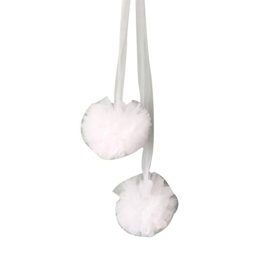 Lovely Chiffon Balls Home Bed Net Hanging Decoration Ornament Accessories Gift