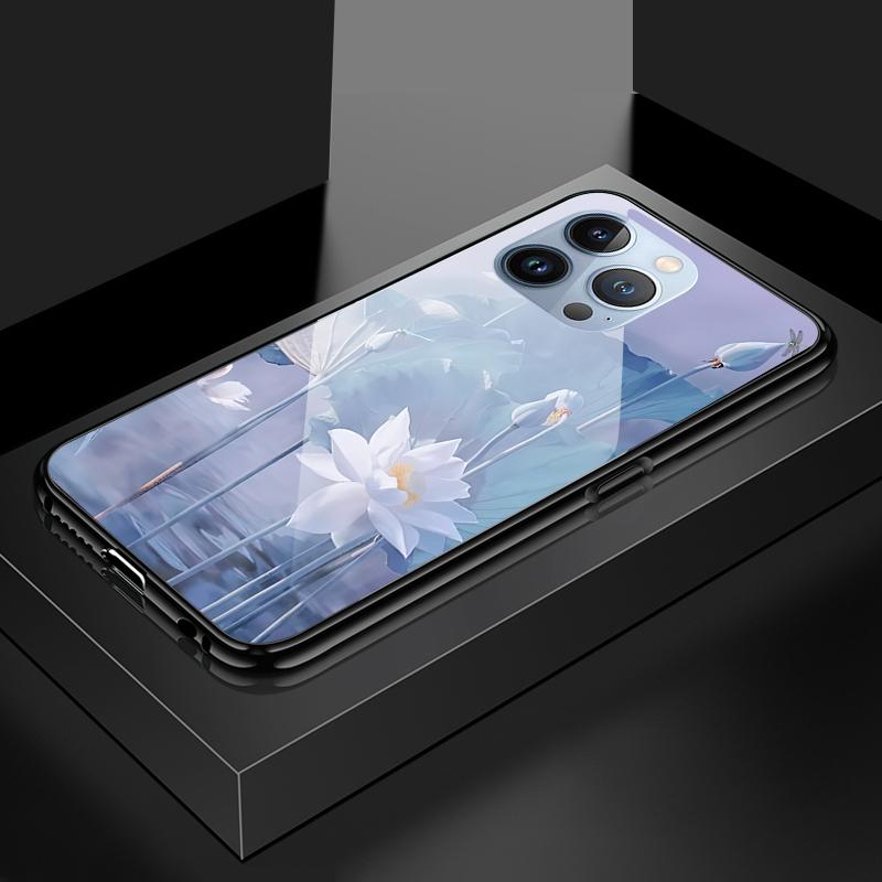 Tempered Glass Phone Case For OPPO Reno13 Reno14 Realme 11 12Pro 14 GTNeo6 C21Y C53 C75 OnePlus Nord2 NordCE3Lite Soft Edge Shockproof Smooth Shell