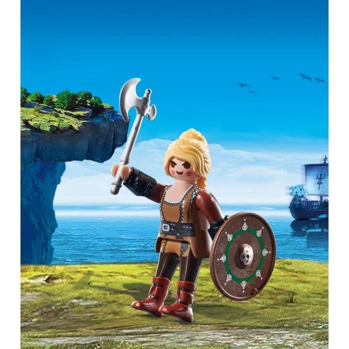 Figurka PLAYMOBIL - Vikingská bojovnice - Včetně sekery a příslušenství