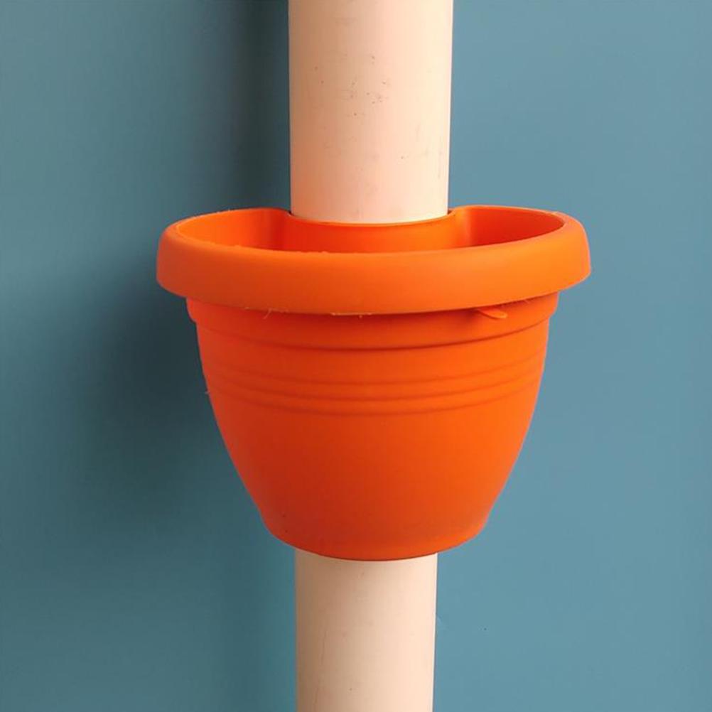 

3 pcs Drain Flower Pots Gutter Downspout For Plants Durable Hanging Flowerpot Craft Household Flowerpot Ornament Balcony Garden 18.00X15.00X11.00CM