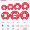 Inflatable Donut Swimming Ring with Handles