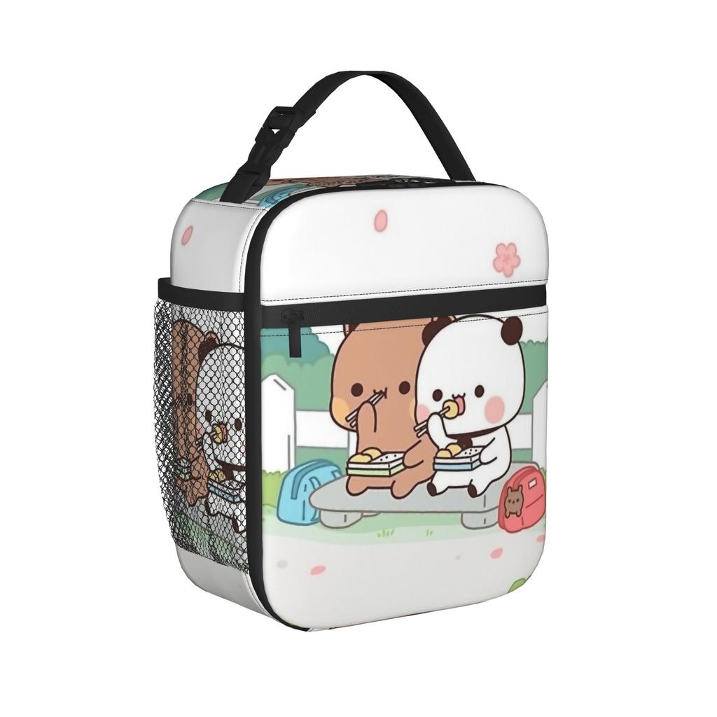 Bear Cartoon Cute Bubu Dudu Thermal Insulated Lunch Bags for Office Portable Food Container Bags Thermal Cooler Food Box