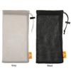 Headphone Phone Nylon Mesh Storage Pouch Bag For Smart Phones/iPad/Power Bank/Camera Accessories