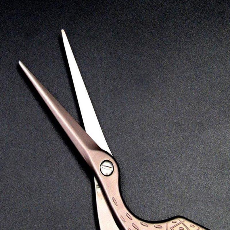 2 Größen Vintage Storch Stickerei Nähhandwerk Schere Kreuzstichschere Schneider
