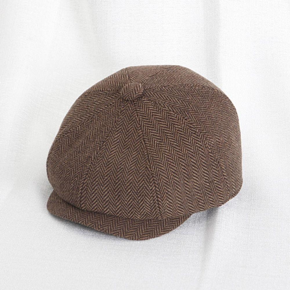 Tweed Barneslue Søt Avisgutthelse Ny Barnesvisirlue Fritidsklær