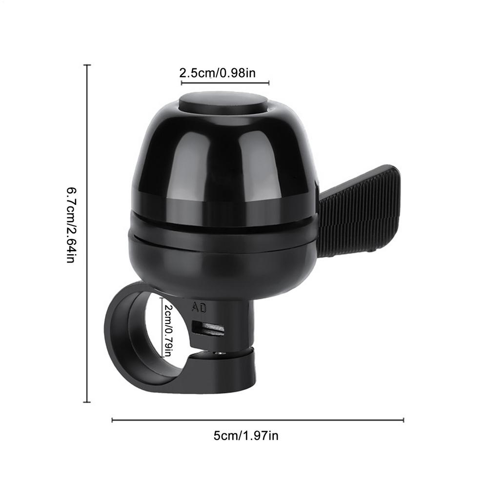 Aluminum Alloy Bike Bell for Adults, Loud Bicycle Cycling Bell for Mountain, Road, Electric Bike & Scooter Commuting