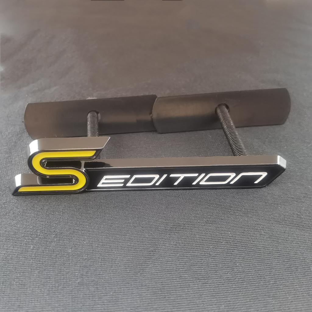 1Pc 3D Metal Logo Car Side Fender/Rear Trunk Emblem Badge Sticker, Car Front Grille Badge