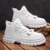 Men's Boots Four Season High-top Joker Thick-sole Casual Boots Soft-sole Non-slip Comfort Outdoor Boots Fashion Youth Work Boots