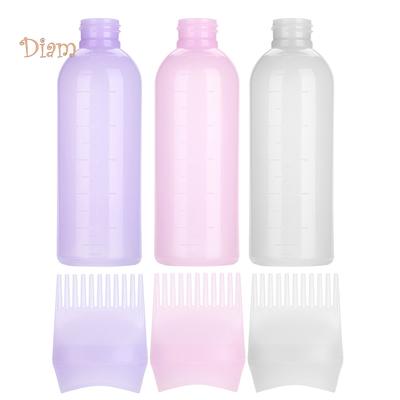 NO.INS Salon Hair Washing Coloring Dye Bottle Applicator Comb Dispensing Brush Hair Comb Massage