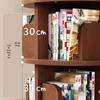 Solid Wood Rotating Bookshelf