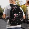 Japanese Sakura Cherry Blossoms Student Backpack School Bag Hiking Travel Daypack for Men Women Bookbag Shoulder Bags